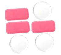 LIFKOME 6 pièces Coussinets Silicone Épais pour Extension de Cils Pads Rehaussement Cils Professionnels Support Faux Léger pour Application