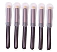 LIFKOME 6 pièces Éponge Fond de Teint Pinceaux Éponge Doux à Tête Champignon Applicateurs Maquillage Double Usage pour Correcteur et Poudre Pratique pour Finition Visage