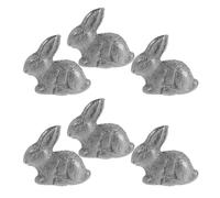 LIFKOME 6 Pièces Iron Cooking Tool Vegan Rabbit Cast Iron Supplement For Athletes Pregnant Women Natural Anemia Aid For Food And Drinks