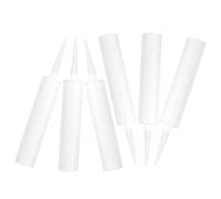 LIFKOME 6 pièces Lot de Tubes de Calfeutrage Vides Réutilisables pour Bricolage Maison Flexibles et Durables Compatibles Plupart des Mastics et Silicones pour Joints et Surfaces