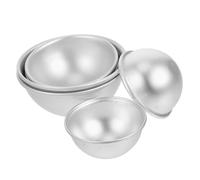 LIFKOME 6 pièces Moule Métallique Boule DIY pour Bombe de Bain et Moules Stables et Polyvalents pour Projets Créatifs à Domicile et Artisanat