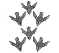 LIFKOME 6 Pièces Outils de cuisson en fonte ustensiles de cuisine en fonte ornements étang outil de cuisine Black