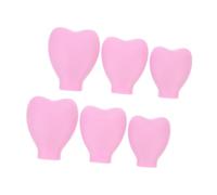 LIFKOME 6 pièces Silicone Makeup Brush Covers Flexible Protective Head Caps For Professional Foundation Brushes Practical Storage Set For Travel And Home