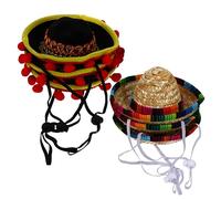 LIFKOME 6pcs Casquette De Fête Ronde Casquette De Fête Mexicaine Mini Adorable Animaux De Compagnie