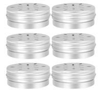 LIFKOME 6pcs Dog Scent Tool Cases 80ml Aluminum Boxes for Snuffle Ability Training and Detection Dogs