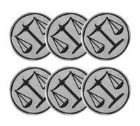 LIFKOME 6pièces Broche de Costume Métal Insigne de Revers pour Avocat Étudiant Droit et Représentant du Ministère Justice