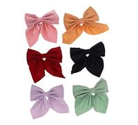 LIFKOME 6pièces Nœuds Pour Cheveux Lot De Barrettes à Cheveux Avec Nœud Outil De Coiffure Pour Femmes Filles Adolescentes