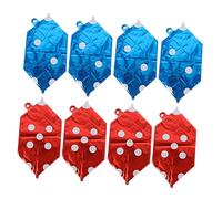 LIFKOME 8 pièces Ballons Décoration Thème Aluminium Ballons Cubes Dés pour Fête Anniversaire des Années