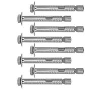 LIFKOME 8 Pièces Boulons Ancrage Acier Inoxydable Fixation Murale Lourde avec Écrou Externe Vis à Expansion Robustes pour Montage Béton et Maçonnerie Ancrages Inox Faciles à Installer