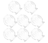 LIFKOME 8 pièces de ventouses en verre épaisses avec poignées pour thérapie par ventouses, adaptées traitement des douleurs musculaires du dos et bras