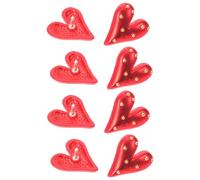 LIFKOME 8pièces Lot de Broches Cœur Émaillé Broches Cœur pour Femme Bijoux Saint-valentin pour Robe