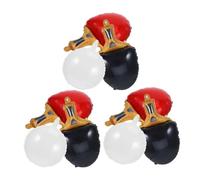 LIFKOME 9 Pièces Ballons de Tennis de Table Décorations Légères et Colorées pour Faciles à Gonfler et Suspendre Accessoires Interactifs pour Événements et Anniversaires