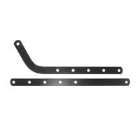 LIFKOME Accessoire pour ouvre-porte de garage Lot de 2 - Bras en J de porte de garage - Acier galvanisé - Résiste à la déformation pour portes de garage courbes et modèles d’ouvre-porte