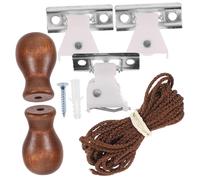 LIFKOME Accessoires pour Stores Enrouleurs Bambou, Kit Complet, Corde De Remplacement Robuste, Installation Facile, pour Stores Vénitiens Et Rideaux, Usage Domestique, Ensemble Polyvalent