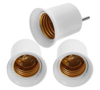 LIFKOME Adaptateur Douille Ampoule Prise E27 vers Prise D'éclairage E26, Support de Lampe Fileté en Abs et Cuivre, pour Lampes LED et Éclairage de Nuit