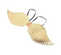 LIFKOME Aile Ange Dorée pour Garçon Fille Décoration De Costume pour Halloween Et Fêtes Accessoire De Jeu De Rôle