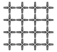 LIFKOME Ailettes pour Fléchettes 40pcs Correcteur de Vol en Plastique Noir Accessoires de Remplacement Pratique pour Protecteur de Vol
