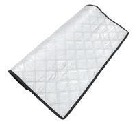 LIFKOME Aluminium Housse de Congélateur Coffre Anti-UV, Argenté | 1 Pièce, Matière Résistante aux Intempéries, pour Balcon et Pluie, pour Mini Réfrigérateur et Vitrine