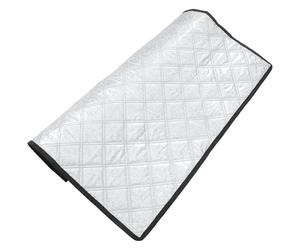 LIFKOME Aluminium Housse de Congélateur Coffre Anti-UV, Argenté | 1 Pièce, Matière Résistante aux Intempéries, pour Balcon et Pluie, pour Mini Réfrigérateur et Vitrine