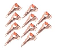 LIFKOME Anneaux de Coiffure en Métal Robustes et Polyvalents, 10pcs Outil Crochet à Cheveux Chic pour Salons Professionnels et Tressage