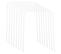 LIFKOME Arceaux de Croquet en Fer Blanc, 8 Pièces, pour Jeu de Pelouse | Usage Intérieur et Extérieur, Montage Facile, Format Portable, pour Parties Multijoueurs et Remplacements