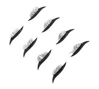 LIFKOME Autocollants Pour Eye-liner Pailletés Et Faux Cils Noirs, Lot De 4 Paires, Autocollant Auto-adhésif, Maquillage Yeux, Soirée Et Fête