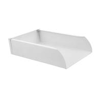 LIFKOME Bac de Drainage Aluminium pour Gouttière Extérieur Extension Gouttière Robuste Anti-érosion pour Villas et Bâtiments Protège Base et Sol Résistance Corrosion