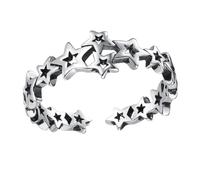 LIFKOME Bague Pentagramme Étoile À Cinq Branches Pour Fille Bijou Délicat Main Adaptée Aux Festivals Et Soirées Costumées