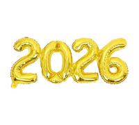 LIFKOME Ballon numéro 2026 : ballon de 96 cm pour le réveillon du Nouvel An, idéal pour une remise de diplôme, une fête d'anniversaire, un mariage ou la Saint-Valentin.