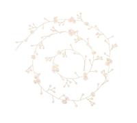 LIFKOME Bandeau Cheveux Fait Main 1 Mètre Chaîne Fleur Perle Doré pour Femme Mariage Fête Soirée Élégante