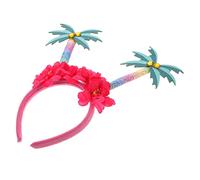 LIFKOME Bandeau Cocotier Fête Sur La Plage Couvre-chef De Fête D'été Pour Faire La Fête Tropical Tropique Bande De Cheveux Luau Cerceaux De Cheveux Hawaï Bandeau Festival Plastique