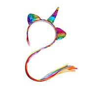 LIFKOME Bandeau Dextension De Cheveux En Cuir Synthétique Pour Perruque Idéal Pour Les Fêtes Denfants