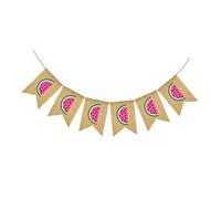 LIFKOME Bannière de Fête Pastèque Décoration Suspendue pour Anniversaire et Familiale Ambiance Tropicale