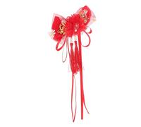 LIFKOME Barrette Cheveux Style Chinois avec Franges Rouges Accessoire Élégant pour Adolescents Fête Du Nouvel An Chinois Design Traditionnel Facile à Assortir