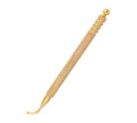 LIFKOME Bâtonnet de Massage des Points Auriculaires pour Soulager la Pression Corporelle en Cuivre Courbé, Outil Multifonction pour Thérapie à Domicile