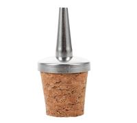 LIFKOME Bec Verseur pour Bouteille de Bitter, Dessus en Liège et Base en Bois, Ajustement Confortable, pour Bars à Domicile et Restaurants