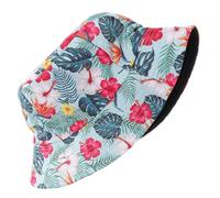 LIFKOME bob à Fleurs Chapeau de Plage Casque Bandeau de Luxe Chapeau de pêcheur imprimé Floral de pêcheur Floral x hawaï x de Seau hawaïens pour Hommes Polyester