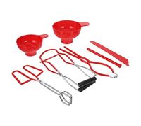LIFKOME bocal Supplies en conserve pinces de cuisine ustensiles de cuisine Red