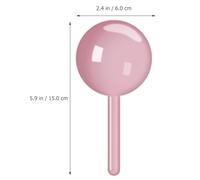 LIFKOME Boîte à Bonbons Adorable en Plastique Rose, Forme Sucette Sphérique, 12pcs, Multi-fonctionnelle et Lisse, pour Décoration de Noël et Présentation en Magasin