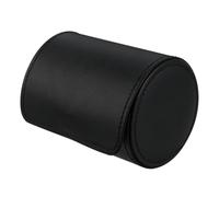 LIFKOME Boîte à Montre Ronde en Cuir PU Étui de Rangement Portable pour Montres 1 Compartiment Coffret Présent Élégant pour Voyage et Sécurisation des Bijoux