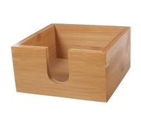 LIFKOME Boîte à Mouchoirs en Bambou Naturelle pour Table Distributeur de Serviettes en Papier Compact et Robuste Accessoire Serviette Cuisine Salle de Bain et Bureau