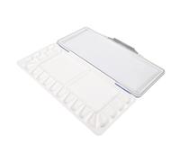 LIFKOME Boîte à Peinture Aquarelle Plastique Réutilisable Compartiments Palette Humide Hermétique Portable pour Artistes et Étudiants Facile à Nettoyer Transporter