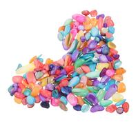 LIFKOME Boîte de Fragments de Coquillages Naturels Colorés pour Décoration DIY Pièces de Mosaïque Irrégulières Coquille Délicate Accessoires Durables pour Décoration Intérieure