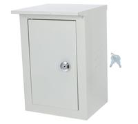 LIFKOME Boîte de Jonction pour L'Extérieur Coffret Électrique Métallique 160 * 300 * 200 Mm Montage Mural Étanche Protection Câbles pour Installations Électriques Extérieures