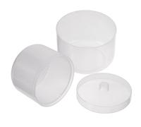 LIFKOME Boîte de Nettoyage Transparente pour Outils à Ongles Coffret en Plastique Couvercle Amovible Compact et Léger pour Salon de Manucure et Usage Maison Nettoyage Précis des