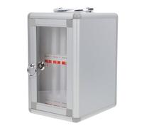 LIFKOME Boîte de Prison pour Téléphone Portable Alliage Aluminium Robuste Boîte de Rangement Verrouillable pour Bureau et École Casier Étanche Antirayures avec Poignée Ergonomique