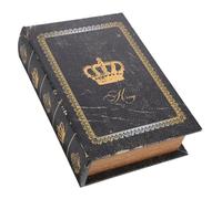 LIFKOME Boîte de Rangement Forme Style Européen Rétro Organisateur Esthétique Imitation Vintage Boîte Pratique pour Étagère Bureau et Maison