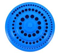 LIFKOME Boîte De Rangement pour Embouts De Meulage Et Forets 100 Trous Bleu Base Stable, Organiseur Pratique pour Mallette De Forage, Usage Professionnel Et Atelier