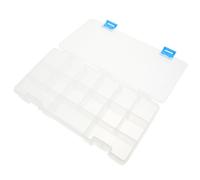 LIFKOME Boîte de Rangement pour Outils Organisateur de Quincaillerie Plastique Transparent Étui Portable pour Petites Pièces 12 Compartiments