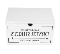LIFKOME Boîte De Rangement Pour Papier De Séchage Rangement Pour Linge Housses Réutilisables Organiseur Pour Peluches Décoration Articles Ménagers Pour Une Nouvelle Maison Bois